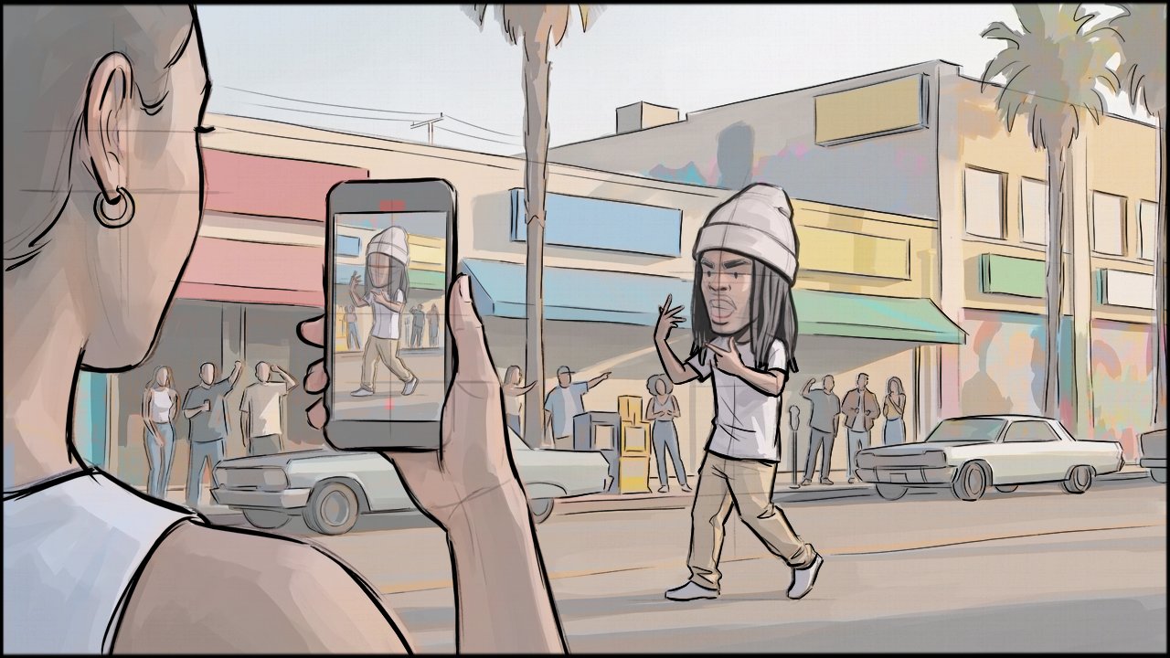 Music Video - Narrative - storyboard frame 9 by Dakota Warren